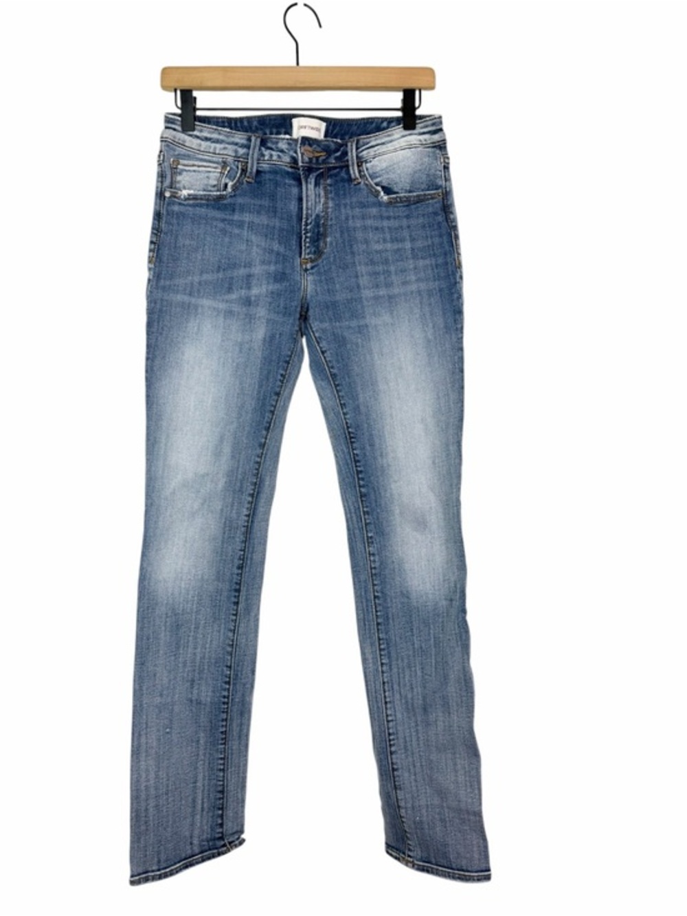 Driftwood Audrey Straight Leg Stretch Jeans Medium Wash Size 27